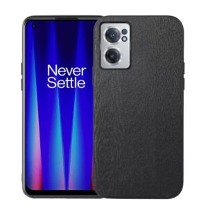 For OnePlus Nord CE 2 5G Wood Texture PU Phone Case(Black) (OEM)