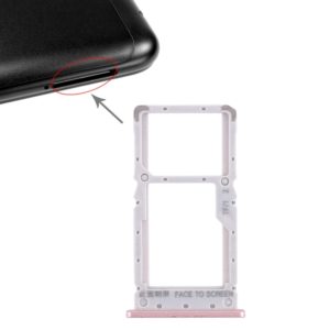SIM Card Tray + SIM Card Tray / Micro SD Card Tray for Xiaomi Redmi Note 6 Pro (Rose Gold) (OEM)