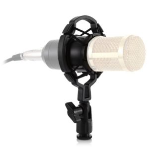 46mm Plastic Microphone Shock Mount Holder Stand, for Studio Recording, Live Broadcast, Live Show, KTV, etc. (OEM)