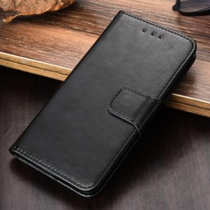 For Motorola Moto G50 Crystal Texture Horizontal Flip Leather Case with Holder & Card Slots & Wallet(Black) (OEM)