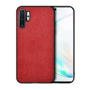 For Galaxy Note 10 Pro / Note 10+ Shockproof Cloth Texture PC + TPU Protective Case (Red) (OEM)