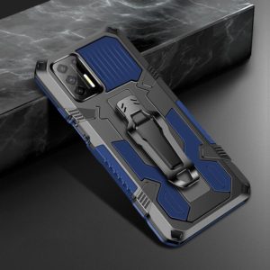 For Motorola Moto G Stylus (2021) Machine Armor Warrior Shockproof PC + TPU Protective Case(Blue) (OEM)