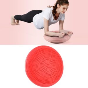 Yoga Balance Mat Foot Massage Balance Ball Ankle Rehabilitation Training Device(Red) (OEM)