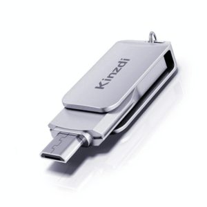 Kinzdi 32GB USB + Type-C Interface Metal Twister Flash Disk V8 (Silver) (Kinzdi) (OEM)