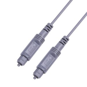 20m EMK OD2.2mm Digital Audio Optical Fiber Cable Plastic Speaker Balance Cable(Silver Grey) (EMK) (OEM)