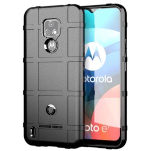 For Motorola Moto E7 2020 Full Coverage Shockproof TPU Case(Black) (OEM)