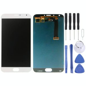 Original LCD Screen for Meizu MX5 with Digitizer Full Assembly(White) (OEM)