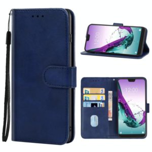 Leather Phone Case For Doogee N10(Blue) (OEM)