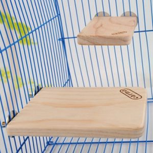 Pet Wooden Rectangular Springboard Hamster Small Pets Pedal Toys, Large (OEM)