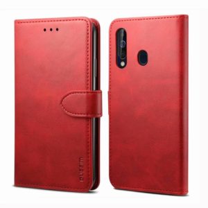 For Galaxy A20 / A30 GUSSIM Business Style Horizontal Flip Leather Case with Holder & Card Slots & Wallet(Red) (GUSSIM) (OEM)