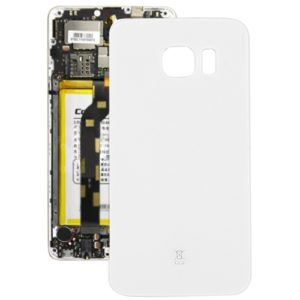 For Galaxy S6 Edge / G925 Original Battery Back Cover (White) (OEM)