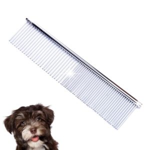Stainless Steel Pet Comb Pet Hair Comb, Specification: XL (OEM)