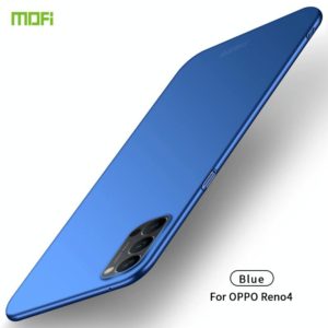 For OPPO Reno4 MOFI Frosted PC Ultra-thin Hard Case(Blue) (MOFI) (OEM)