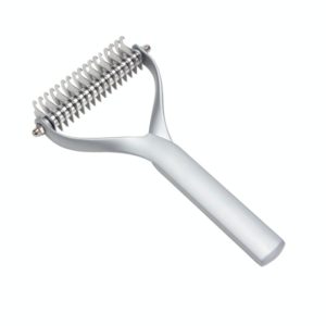 Pet Comb Zinc Alloy Double-Sided Cat Dog Cleaning Beauty Hair Removal Comb, Specification: Silver Large(Ordinary Packaging) (OEM)