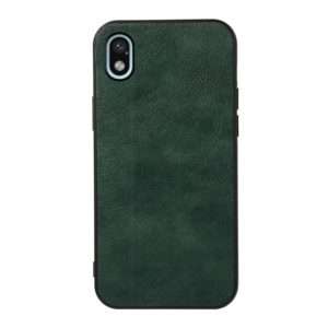 For Sony Xperia Ace III Two-color Litchi Texture Phone Case(Green) (OEM)