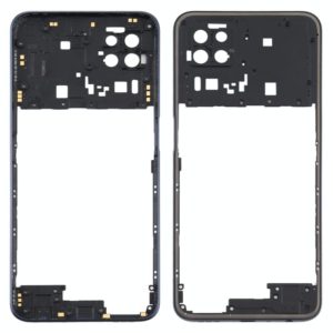 For OPPO A72 5G PDYM20 Middle Frame Bezel Plate (Black) (OEM)