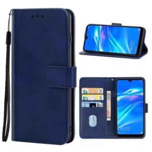 For Huawei Y7 Pro 2019 Leather Phone Case(Blue) (OEM)
