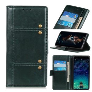 For Samsung Galaxy A02s(EU Version) Peas Crazy Horse Texture Horizontal Flip Leather Case with Holder & Card Slots & Wallet(Green) (OEM)