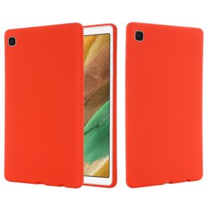 For Samsung Galaxy Tab A7 Lite Solid Color Liquid Silicone Shockpoof Tablet Case(Red) (OEM)