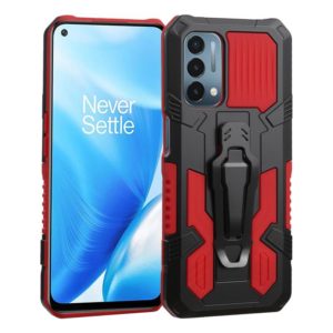 For OnePlus Nord N200 5G Machine Armor Warrior Shockproof PC + TPU Protective Case(Red) (OEM)