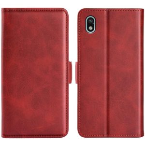 For Sony Xperia Ace III Dual-side Magnetic Buckle Leather Phone Case(Red) (OEM)