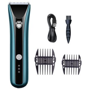 Waterproof Pet Shaver Dog Electric Hair Clipper, Specification: Standard(Blue) (OEM)
