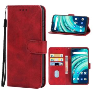 Leather Phone Case For UMIDIGI A9 Pro / A9 Pro 2021 (Red) (OEM)