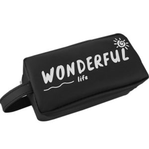 Large Black Letter Creative Silicone Pen Box Pencilcase School Stationery Supplies(Wonderful) (OEM)