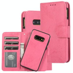 For Samsung Galaxy S10e Retro 2 in 1 Detachable Magnetic Horizontal Flip TPU + PU Leather Case with Holder & Card Slots & Photo Frame & Wallet(Pink) (OEM)