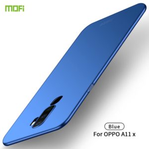 For OPPO A11x MOFI Frosted PC Ultra-thin Hard Case(Blue) (MOFI) (OEM)