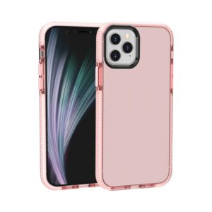 For iPhone 12 Pro Max Shockproof High Transparency TPU Protective Case(Pink) (OEM)