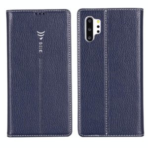 For Galaxy Note 10+ GEBEI PU+TPU Horizontal Flip Protective Case with Holder & Card Slots(Blue) (GEBEI) (OEM)