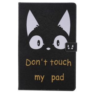 For Samsung Galaxy S6 Lite P610 Painted Pattern Horizontal Flip Leather Case with Holder & Card Slots & Wallet & Sleep / Wake-up Function (Cat Ears) (OEM)