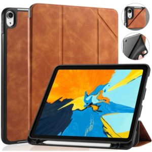 For iPad Pro 11 inch (2018) DG.MING See Series Horizontal Flip Leather Case with Holder & Pen Holder(Brown) (DG.MING) (OEM)