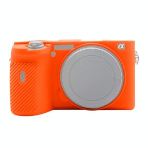 PULUZ Soft Silicone Protective Case for Sony A6600 / ILCE-6600(Orange) (PULUZ) (OEM)