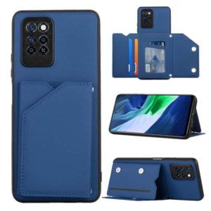 For Infinix Note 10 Pro Skin Feel PU + TPU + PC Phone Case(Blue) (OEM)