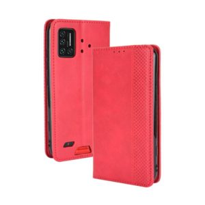 For UMIDIGI Bison GT Magnetic Buckle Retro Crazy Horse Texture Horizontal Flip Leather Case with Holder & Card Slots & Photo Frame(Red) (OEM)