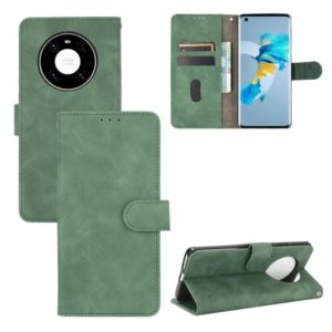 For Huawei Mate 40 Solid Color Skin Feel Magnetic Buckle Horizontal Flip Calf Texture PU Leather Case with Holder & Card Slots & Wallet(Green) (OEM)