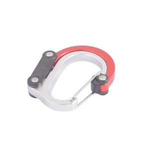 Multifunctional Carabiner Aluminum Alloy D-Type Outdoor Products Quick-Hanging Buckle(Red) (OEM)