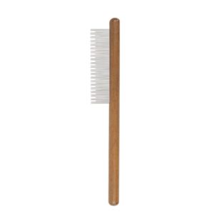 Cat Dog Solid Wood Comb For Removing Floating Hair Pet Cleaning Grooming Flea Comb(E) (OEM)