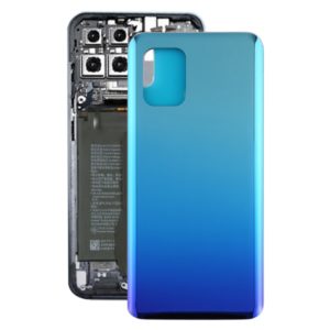 Glass Material Battery Back Cover for Xiaomi Mi 10 Lite 5G/Mi 10 Youth 5G(Blue) (OEM)