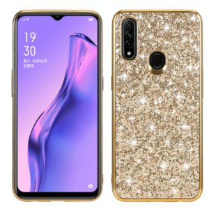 For OPPO A8 / A31 Glitter Powder Shockproof TPU Protective Case(Gold) (OEM)