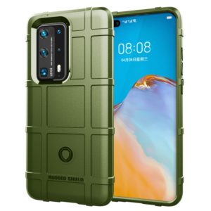For Huawei P40 Pro+ Full Coverage Shockproof TPU Case(Army Green) (OEM)