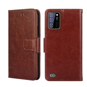For Oukitel C25 Crystal Texture Leather Phone Case(Brown) (OEM)