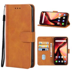 Leather Phone Case For Ulefone Armor 7(Brown) (OEM)