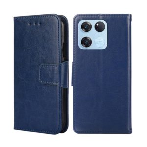 For OnePlus Ace Racing Crystal Texture Leather Phone Case(Royal Blue) (OEM)
