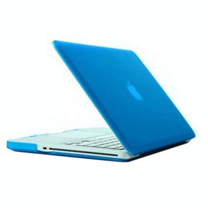 Frosted Hard Plastic Protection Case for Macbook Pro 13.3 inch(Baby Blue) (OEM)