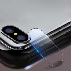 For iPhone 8 Plus / 7 Plus 9D Transparent Rear Camera Lens Protector Tempered Glass Film (OEM)