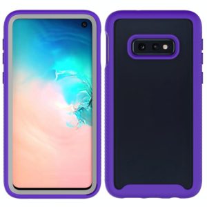 For Samsung Galaxy S10e Starry Sky Solid Color Series Shockproof PC + TPU Protective Case(Purple) (OEM)