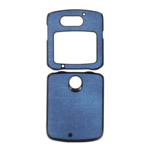 For Motorola Razr 5G Brugg Texture PU+TPU+PC Shockproof Phone Case(Blue) (OEM)